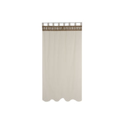 Gordijn Home ESPRIT Beige Natuurlijk 140 x 260 cm