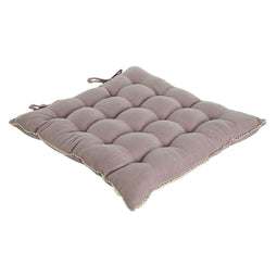 Stoelkussen Home ESPRIT Mauve 42 x 42 x 6 cm