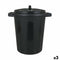 Prullenbak Dem 100 L Zwart 64 x 54 x 68 cm (3 Stuks)