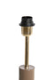 Light&living Vloerlamp Ø30x132 cm KULAI glanzend grijs+nikkel