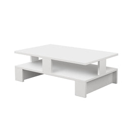 Hoofdtafel Alexandra House Living Wit Hout MDP 80 x 28 x 50 cm Dubbele hoogte