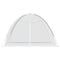 Klamboe met deuren Mongolia 220 gaas 200x150x140 cm wit