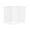 Hangende klamboe 156 gaas 220x100x150 cm wit