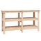 Werkbank 142,5x50x80 cm massief grenenhout