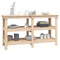 Werkbank 142,5x50x80 cm massief grenenhout