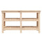 Werkbank 142,5x50x80 cm massief grenenhout