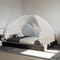 Klamboe met deuren Mongolia 220 gaas 200x200x130 cm wit
