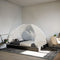 Klamboe met deuren Mongolia 220 gaas 200x200x130 cm wit