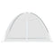 Klamboe met deuren Mongolia 220 gaas 200x200x130 cm wit