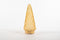 Anna's Collection - Tree Glass 10,5X24,5Cm Matt Gold With Golden Base 10Led