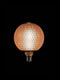 Anna's Collection - Led Bulb Grid Pattern Matt Gold 125X170Mm 4W-2200K / E27 Fi