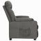 Fauteuil verstelbaar stof donkergrijs