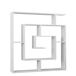 Planken Alexandra House Living Wit Hout MDP 125 x 129 x 22 cm Doolhof