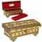 Doos-Juwelenkistje Alexandra House Living Gouden Aluminium Hout MDF 14 x 12 x 32 cm