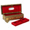 Doos-Juwelenkistje Alexandra House Living Gouden Aluminium Hout MDF 14 x 12 x 32 cm