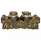 Dienblad Alexandra House Living Gouden Glas Aluminium Hout MDF 13 x 6 x 25 cm