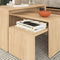 Set van 3 tafels Alexandra House Living Ek Hout MDP 32 x 65 x 30 cm 24 x 65 x 30 cm 39 x 65 x 30 cm