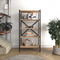 Boekenwinkel Alexandra House Living Zwart Ek Metaal Hout MDP 66 x 160 x 34 cm 5 Planken industrial