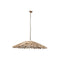 Plafondlamp Home ESPRIT Natuurlijk Hout Eucalyptushout 50 W 100 x 100 x 18 cm