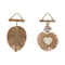 Decoratieve figuren Home ESPRIT Natuurlijk 26 x 3 x 46 cm (2 Stuks)