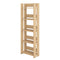 Boekenwinkel Alexandra House Living Ek Hout MDP 57 x 155 x 25 cm 5 Planken
