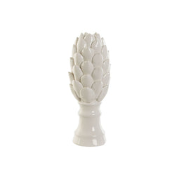 Decoratieve figuren Home ESPRIT Wit ananas 11 x 11 x 26 cm 11 x 11 x 28 cm