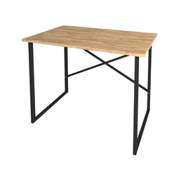 Bureau Alexandra House Living Zwart Ek Metaal Hout MDP 90 x 75 x 60 cm industrial