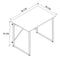 Bureau Alexandra House Living Zwart Ek Metaal Hout MDP 90 x 75 x 60 cm industrial