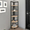 Hoekschappen Alexandra House Living Zwart Ek Metaal Hout MDP 67 x 159 x 33 cm 4 Planken industrial