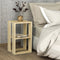 Hoofdtafel Alexandra House Living Ek Hout MDP 60 x 32 x 60 cm 1 Planken