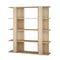 Boekenwinkel Alexandra House Living Ek Hout MDP 110 x 122 x 29 cm 4 Planken