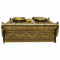 Dienblad Alexandra House Living Koper Glas Aluminium Hout MDF 26 x 7 x 46 cm