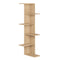 Hoekschappen Alexandra House Living Ek Hout MDP 37 x 141 x 24 cm 4 Planken