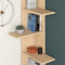 Hoekschappen Alexandra House Living Ek Hout MDP 37 x 141 x 24 cm 4 Planken