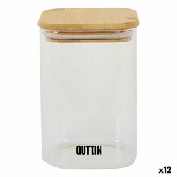 Blik Quttin Bamboe Vierkant 1,2 L (12 Stuks)