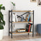 Boekenwinkel Alexandra House Living Zwart Ek Metaal Hout MDP 66 x 85 x 34 cm industrial 3 Planken