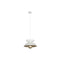 Plafondlamp Home ESPRIT Wit Gouden Metaal 50 W 36 x 36 x 22 cm