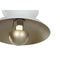 Plafondlamp Home ESPRIT Wit Gouden Metaal 50 W 36 x 36 x 22 cm