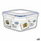 Hermetische Lunchtrommel Dem 2,4 L 21 x 21 x 11 cm (12 Stuks)