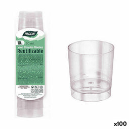 Set Shotglazen Algon Herbruikbaar polyestyreen 10 Onderdelen 30 ml (100 Stuks)