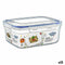 Hermetische Lunchtrommel Dem Rechthoekig 1,4 L 20 x 15 x 9 cm (12 Stuks)
