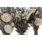 Decoratieve plant Home ESPRIT Kristal Bloem 11 x 11 x 40 cm (3 Stuks)