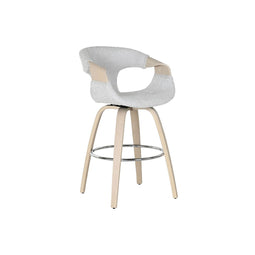Kruk Home ESPRIT Grijs Hout 55,5 x 52,5 x 92,5 cm