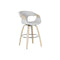 Kruk Home ESPRIT Grijs Hout 55,5 x 52,5 x 92,5 cm