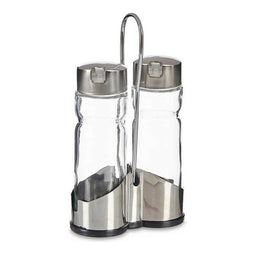 Specerijenset Kristal Metaal Transparant Plastic Glas (2 pcs)