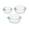 Keukenhaakjes 3 Onderdelen Transparant Borosilicaatglas