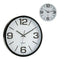 Horloge Wit Zwart Kristal Plastic 40 x 5 x 40 cm