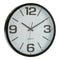 Horloge Wit Zwart Kristal Plastic 40 x 5 x 40 cm