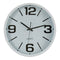 Horloge Wit Zwart Kristal Plastic 40 x 5 x 40 cm