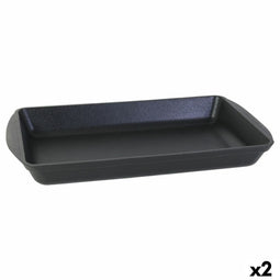 Serveerschaal Inde Gietijzer 58 x 32,5 x 6,5 cm (2 Stuks)